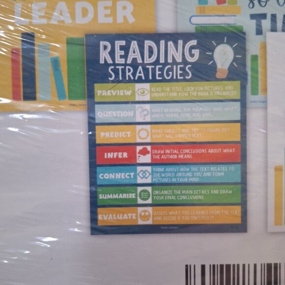 Reading Motivational Posters Kids Teachers Classroom Library Home School - Picture 4 of 9
